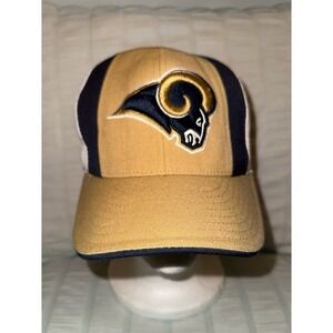 Vintage Y2K NFL Reebok Los Angeles Rams Fitted Hat Size Mens 7 1/2
